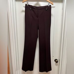 Ann Taylor Women's Dark Brown Wide Leg Pants